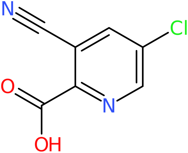 CAS: 1256833-56-3 | 5-Chloro-3-cyanopyridine-2-carboxylic acid, NX19179