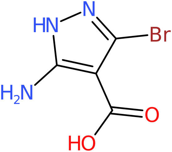 3-Amino-5-bromopyrazole-4-carboxylic acid, >99%, NX74032