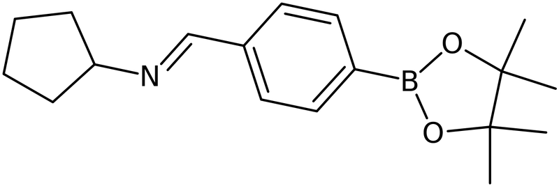 4-(Cyclopentyl)iminomethyl phenyl boronic acid pinacol ester, NX73986