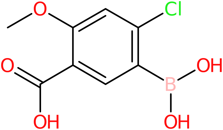 CAS: 957066-09-0 | 5-Carboxy-2-chloro-4-methoxybenzeneboronic acid, NX71144