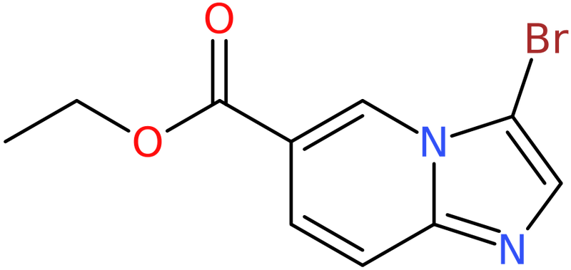 CAS: 1215504-30-5 | Ethyl 3-bromoimidazo[1,2-a]pyridine-6-carboxylate, NX17746