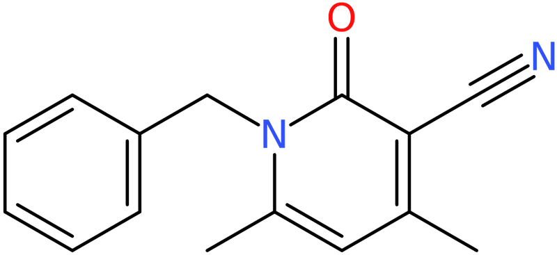 CAS: 64488-19-3 | 1-Benzyl-4,6-dimethyl-2-oxo-1,2-dihydro-pyridine-3-carbonitrile, NX56639