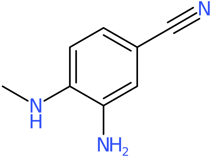 CAS: 64910-46-9 | 3-Amino-4-(methylamino)benzonitrile, NX56769