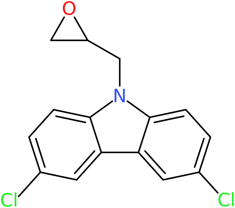CAS: 65679-71-2 | 3,6-Dichloro-9-(oxiran-2-ylmethyl)-9H-carbazole, >95%, NX57077