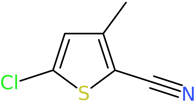 5-Chloro-3-methylthiophene-2-carbonitrile, >98%, NX74348