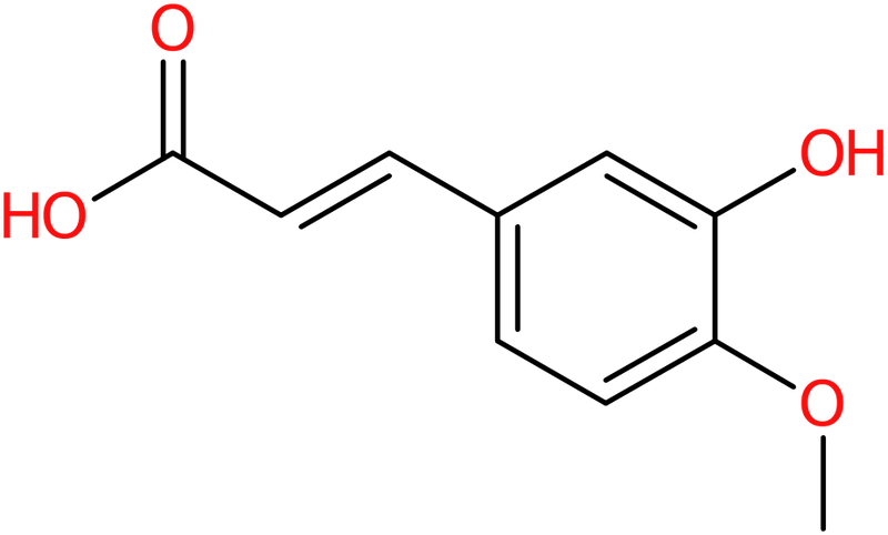 CAS: 25522-33-2 | 3-Hydroxy-4-methoxycinnamic acid, >95%, NX37940