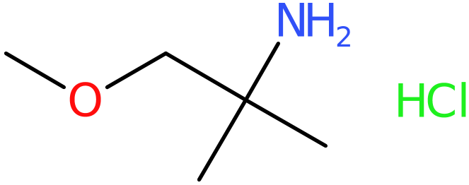 CAS: 251660-96-5 | 1-Methoxy-2-methylpropan-2-amine hydrochloride, >95%, NX37691