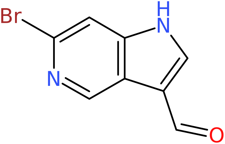 CAS: 1000341-75-2 | 6-Bromo-1H-pyrrolo[3,2-c]pyridine-3-carbaldehyde, >98%, NX10144