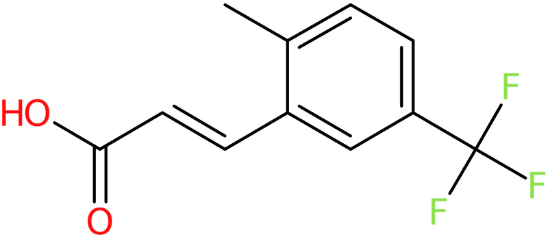 CAS: 1017778-08-3 | 2-Methyl-5-(trifluoromethyl)cinnamic acid, >97%, NX11124