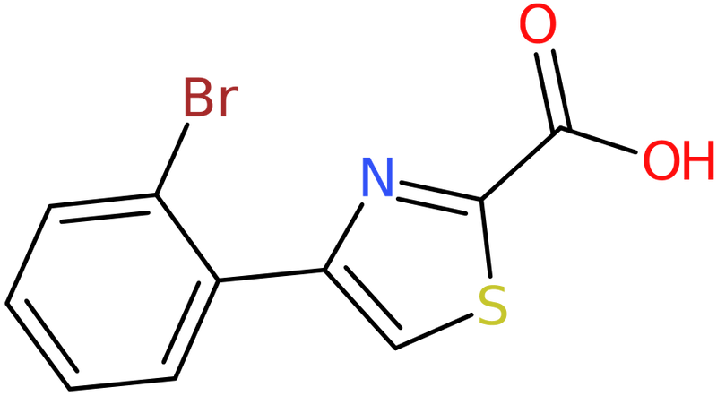 CAS: 1261268-93-2 | 4-(2-Bromophenyl)thiazole-2-carboxylic acid, NX19471