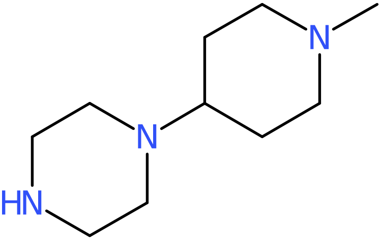 CAS: 23995-88-2 | 1-(1-Methylpiperidin-4-yl)piperazine, >98%, NX36845