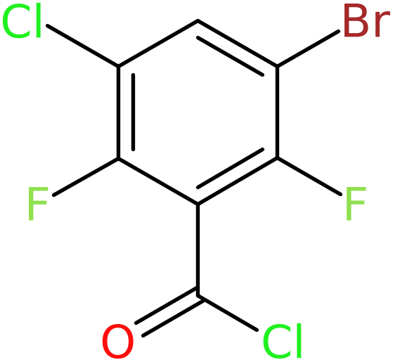 3-Bromo-5-chloro-2,6-difluorobenzoyl chloride, NX74587