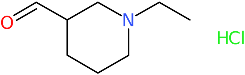 CAS: 1255717-79-3 | 1-Ethylpiperidine-3-carbaldehyde hydrochloride, >95%, NX19070