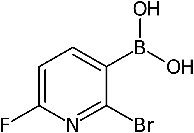 (2-Bromo-6-fluoropyridin-3-yl)boronic acid, >95%, NX74768