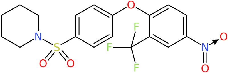 CAS: 1858240-22-8 | 1-({4-[4-Nitro-2-(trifluoromethyl)phenoxy]phenyl}sulphonyl)piperidine, NX31074