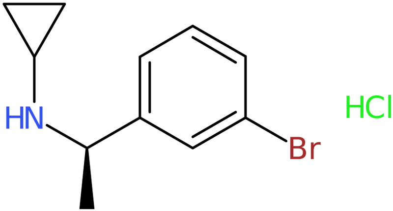 CAS: 2414145-16-5 | N-[(1R)-1-(3-Bromophenyl)ethyl]cyclopropanamine hydrochloride, NX36978