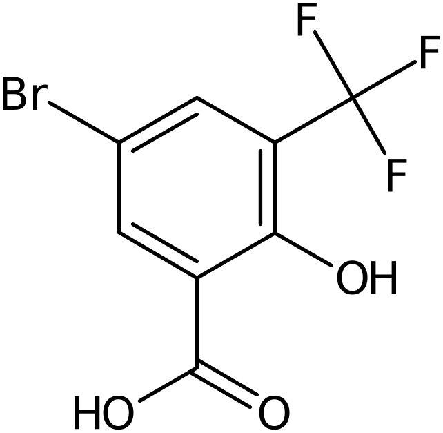 CAS: 251300-31-9 | 5-Bromo-2-hydroxy-3-(trifluoromethyl)benzoic acid, >97%, NX37634