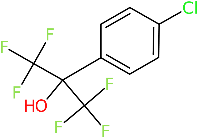 CAS: 2010-63-1 | 2-(4-Chlorophenyl)-1,1,1,3,3,3-hexafluoropropan-2-ol, >98%, NX32846