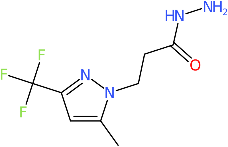 CAS: 1001518-86-0 | 3-[5-Methyl-3-(trifluoromethyl)-1H-pyrazol-1-yl]propanehydrazide, NX10264