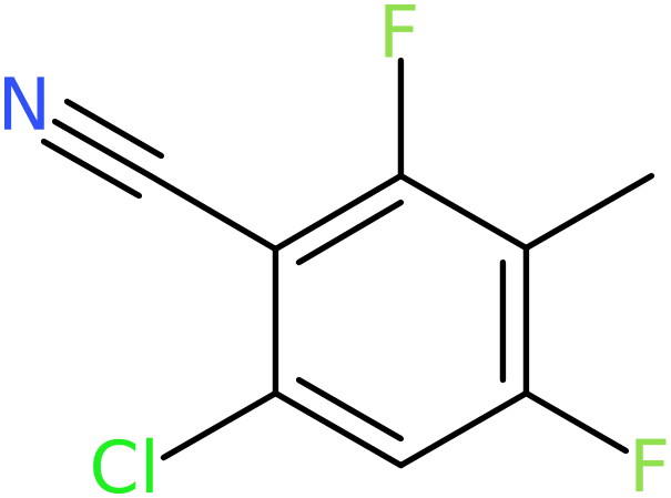 CAS: 2415751-66-3 | 6-Chloro-2,4-difluoro-3-methylbenzonitrile, >97%, NX36996