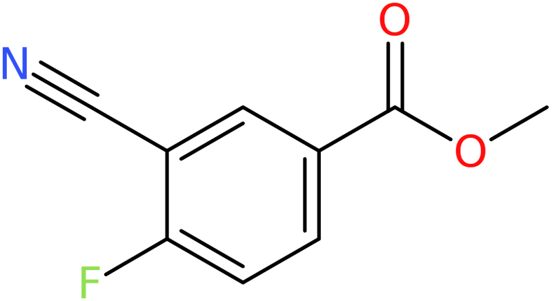 CAS: 676602-31-6 | Methyl 3-cyano-4-fluorobenzoate, >98%, NX57865
