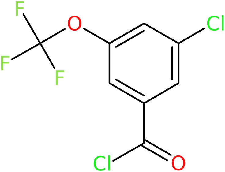 CAS: 886503-20-4 | 3-Chloro-5-(trifluoromethoxy)benzoyl chloride, NX66854