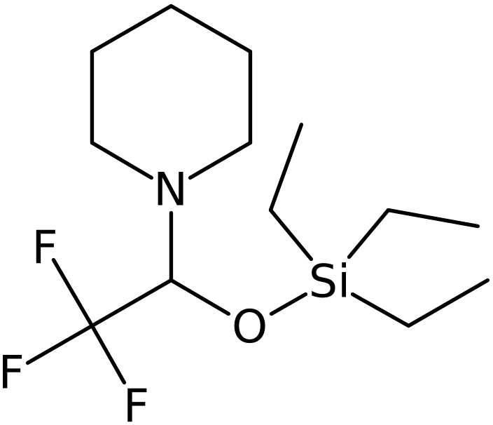 (1-Piperidinyl-2,2,2-trifluoroethoxy) triethylsilane, NX74667