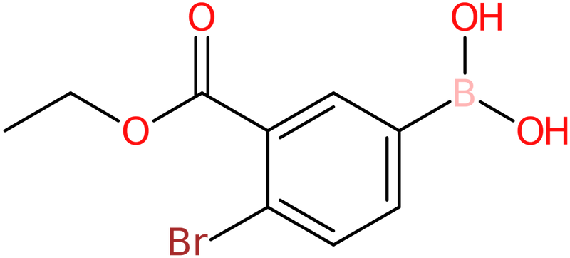 (4-Bromo-3-(ethoxycarbonyl)phenyl)boronic acid, >97%, NX74309