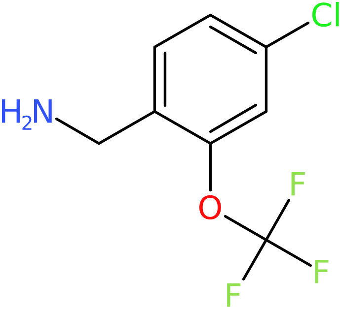 CAS: 1261605-72-4 | 4-Chloro-2-(trifluoromethoxy)benzylamine, >98%, NX19540