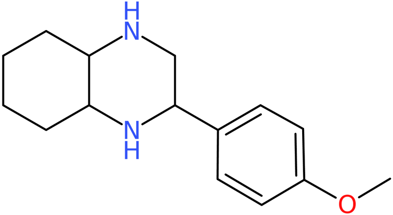 CAS: 1005275-85-3 | 2-(4-Methoxyphenyl)-decahydroquinoxaline, mixture cis/trans isomers, >95%, NX10531