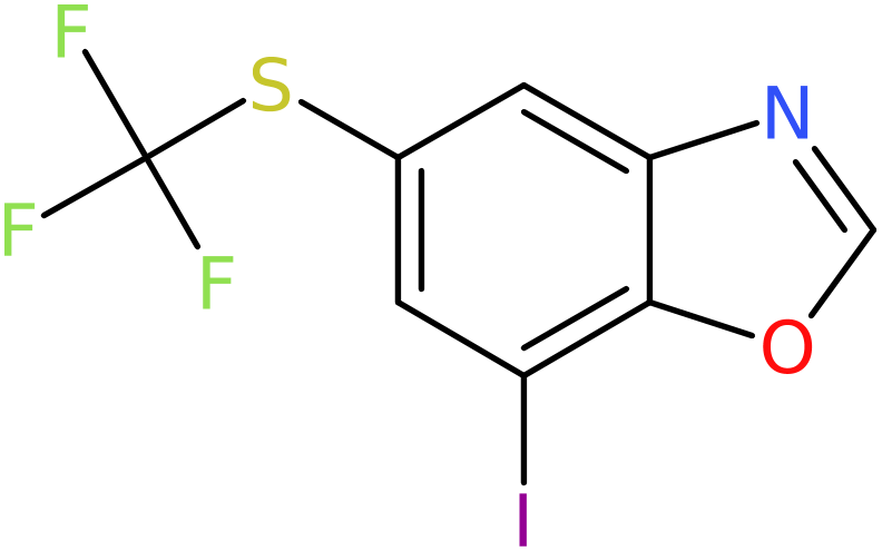 CAS: 1820736-27-3 | 7-Iodo-5-[(trifluoromethyl)thio]-1,3-benzoxazole, NX30512