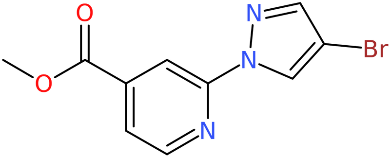 Methyl 2-(4-bromo-1H-pyrazol-1-yl)isonicotinate, NX73809