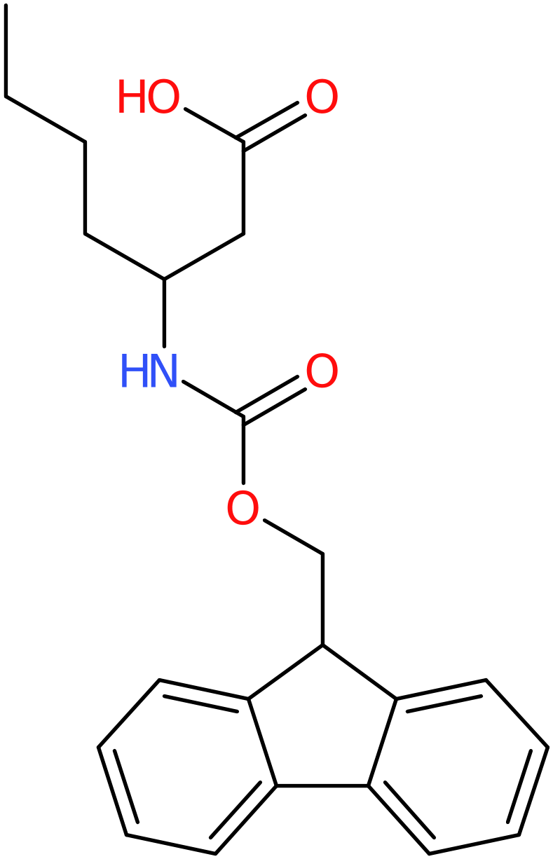 CAS: 683219-85-4 | 3-(9-H-Fluoren-9-ylmethoxycarbonylamino)-heptanoic acid, NX58128
