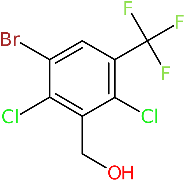 3-Bromo-2,6-dichloro-5-(trifluoromethyl)benzyl alcohol, NX74570