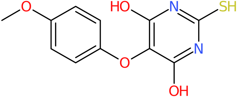 CAS: 1245644-64-7 | 2-Mercapto-5-(4-methoxyphenoxy)pyrimidine-4,6-diol, >97%, NX18851