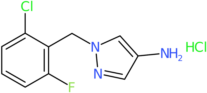 1-(2-Chloro-6-fluorobenzyl)-1H-pyrazol-4-amine hydrochloride, NX74605