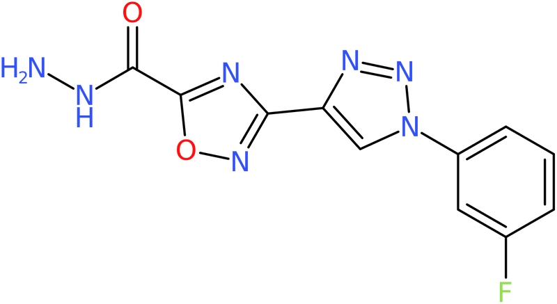 CAS: 1255783-18-6 | 3-[1-(3-Fluorophenyl)-1H-1,2,3-triazol-4-yl]-1,2,4-oxadiazole-5-carbohydrazide, NX19076
