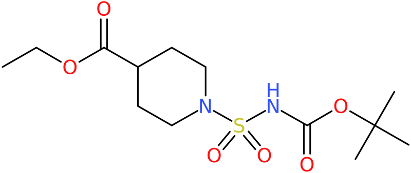 CAS: 1000018-25-6 | 4-(Ethoxycarbonyl)piperidine-1-sulphonamide, N-BOC protected, NX10071