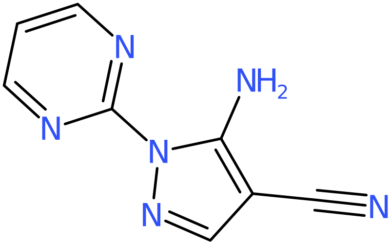 CAS: 89978-00-7 | 5-Amino-1-(2-pyrimidinyl)-1H-pyrazole-4-carbonitrile, NX67660