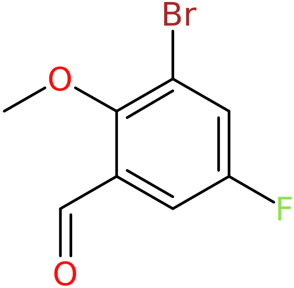 CAS: 1009093-60-0 | 3-Bromo-5-fluoro-2-methoxybenzaldehyde, >97%, NX10813
