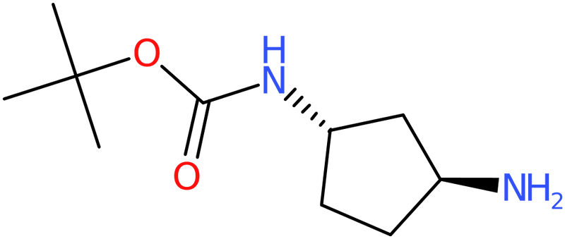 CAS: 645400-44-8 | tert-Butyl N-[(1S,3S)-3-aminocyclopentyl]carbamate, >95%, NX56654