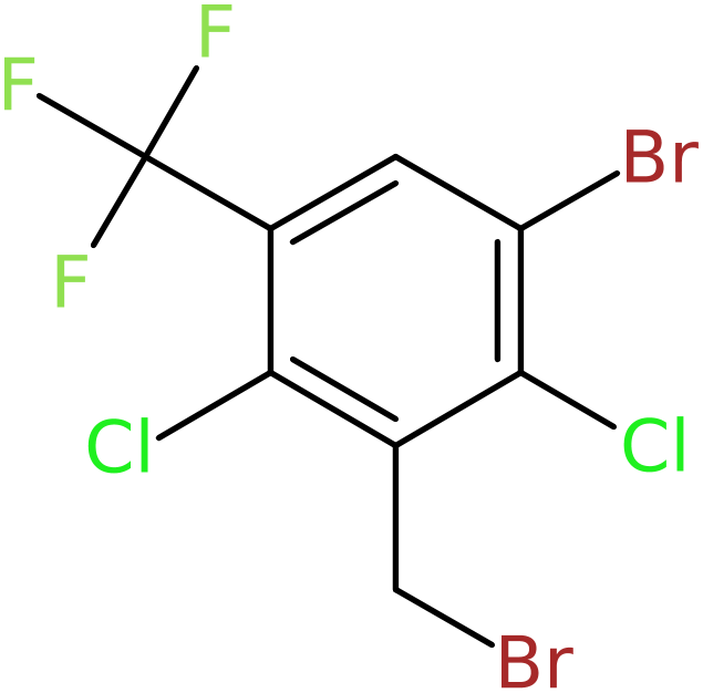 3-Bromo-2,6-dichloro-5-(trifluoromethyl)benzyl bromide, NX74571