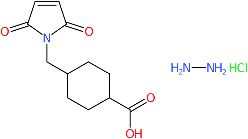 4-(N-Maleimidomethyl)cyclohexane-1-carboxylic acid hydrazine hydrochloride, NX72154