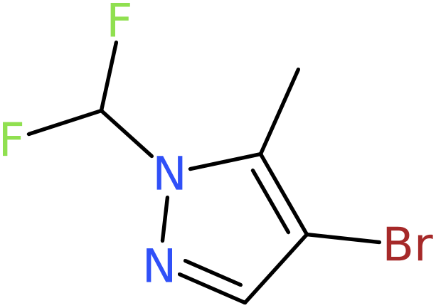 CAS: 1243250-04-5 | 4-Bromo-1-(difluoromethyl)-5-methyl-1H-pyrazole, NX18789