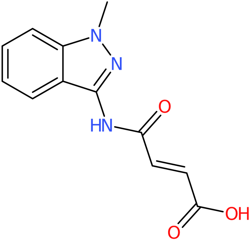 4-[(1-Methyl-1H-indazol-3-yl)amino]-4-oxobut-2-enoic acid, NX73766