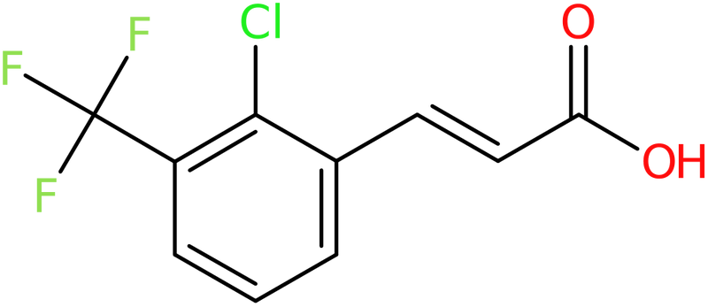 CAS: 682805-11-4 | 2-Chloro-3-(trifluoromethyl)cinnamic acid, >97%, NX58105