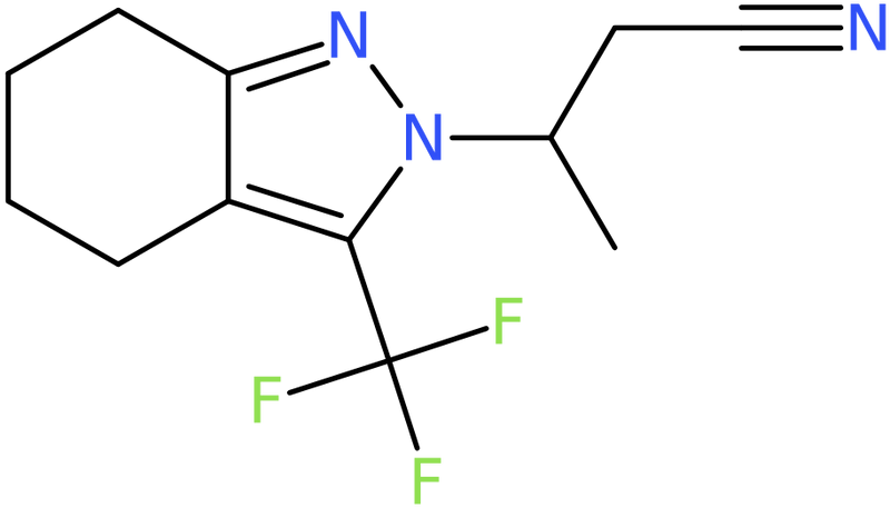 3-[3-(Trifluoromethyl)-4,5,6,7-tetrahydro-2H-indazol-2-yl]butanenitrile, NX74623