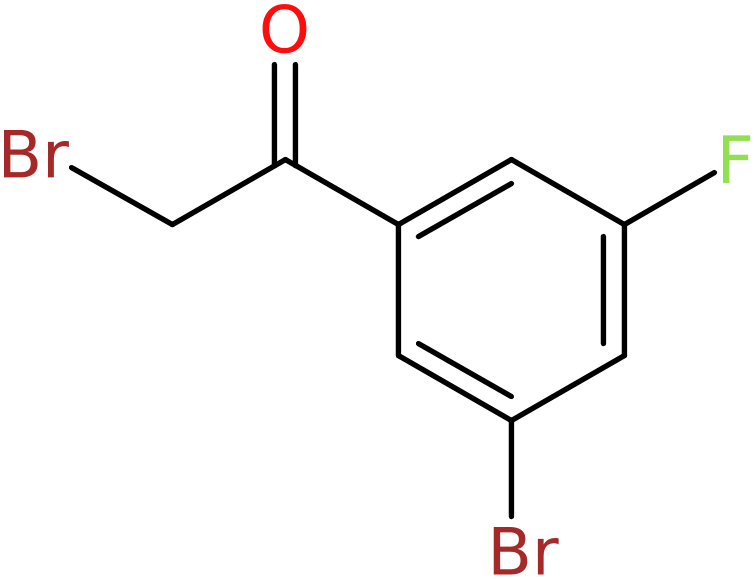 CAS: 1379358-71-0 | 3-Bromo-5-fluorophenacyl bromide, NX22822