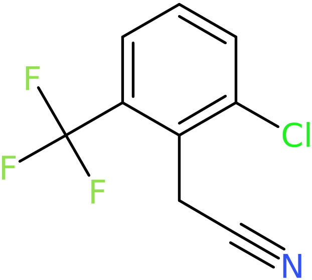 CAS: 633317-69-8 | 2-Chloro-6-(trifluoromethyl)phenylacetonitrile, >97%, NX56155