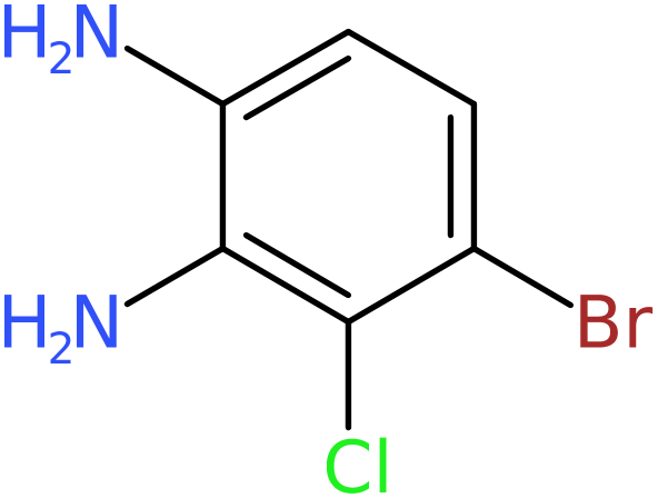 CAS: 1008361-80-5 | 4-Bromo-3-chlorobenzene-1,2-diamine, >95%, NX10781